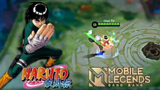 Rock Lee Skin is AWESOME !! рЯШ± - Rock Lee in Mobile Legends