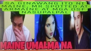 MAINE MENDOZA UMALMA NA SA MGA NAGPAPAKALAT NG MGA  ISSUE ABOUT SKNYA REACTION NI ALDEN ALAMIN