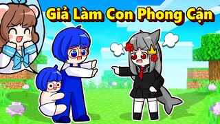 Mèo Simmy Giả Làm Con Rơi Của Cặp Đôi Sammy Và Phong Cận Trong Minecraft