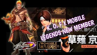 New K.O.F skin in Mobile Legends Valir as Kyo Kusanagi | K.O.F v.s MLBB character Similarities