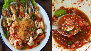 ยำวุ้นเส้นทะเล วิธีทําน้ํายําวุ้นเส้น ให้อร่อย สูตรใส่ปลาร้าแซ่บมากใครไม่เคยลองๆเลย