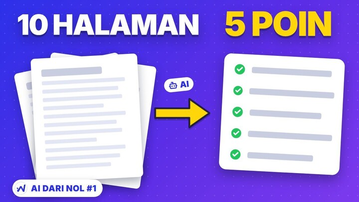 Cara Merangkum PDF & Bikin PPT Pakai AI untuk Pemula | Belajar AI dari Nol #1