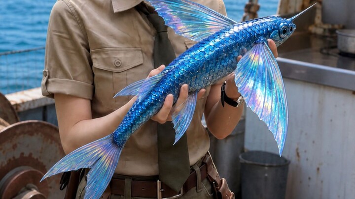 What if all the monsters in another world are edible? Crispy Needle-Claw Flying Fish Tutorial