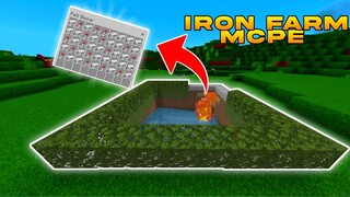 CARA MEMBUAT IRON FARM DI MCPE 1.19+