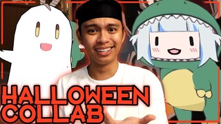 SHARK DINO?! | Hololive English Halloween Collab Reaction