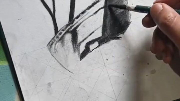 Drawing part (3) #drawing #charcoaldrawing