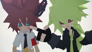 【MMD/安赞】学园师兄和小安迷迷糊糊的每天