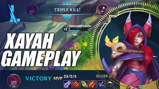 Xayah Gameplay - Wild Rift