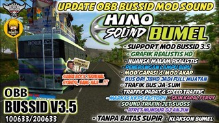 UPDATE OBB MOD SOUND HINO BUMEL BUSSID V3.5 | KREKET - KREKET CEMPRENG  | BUS SIMULATOR INDONESIA