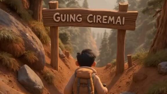 Pendaki gunung tersesat