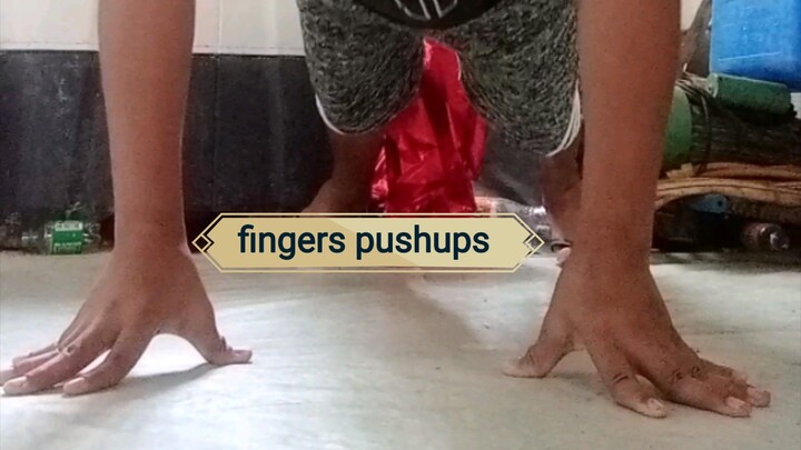 fingers pushups