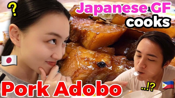 JAPANESE GF COOKS "PORK ADOBO" FOR THE FIRST TIME