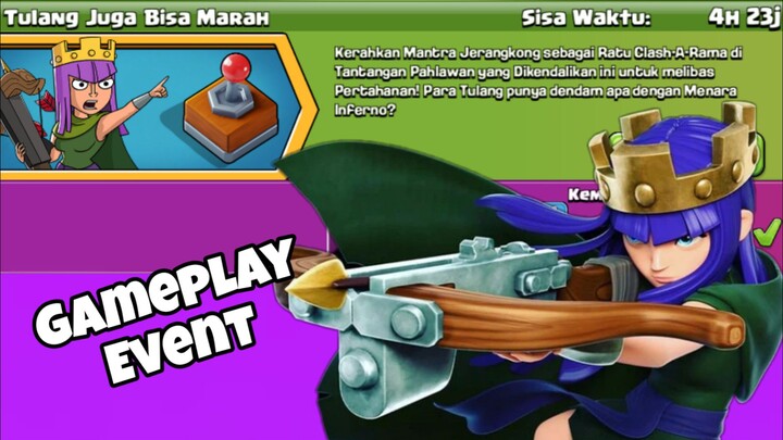 Tulang juga bisa marah || Gameplay event clash of Clans