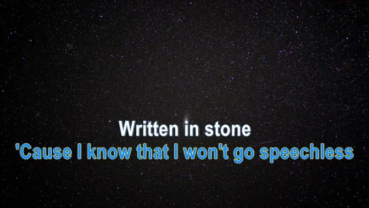 Speechless karaoke lyrics #copyrighted