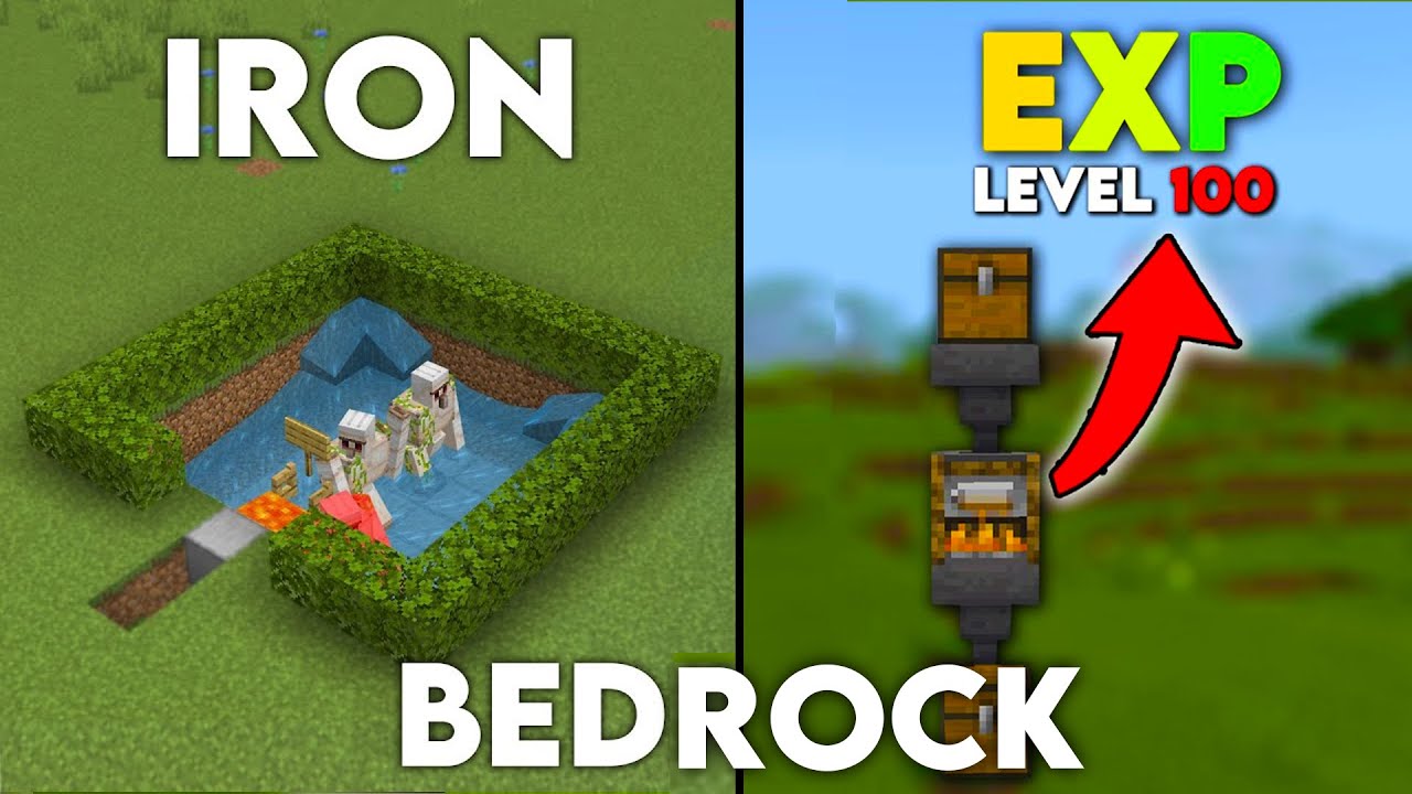 Enderman XP Farm Tutorial in Minecraft Bedrock 1.18 (MCPE/Xbox/PS4