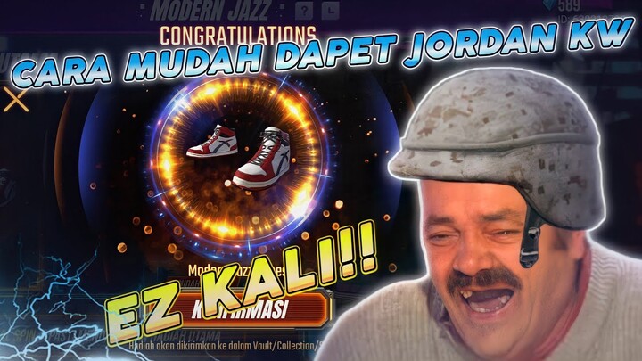 CARA MUDAH DAPETIN SEPATU JORDAN FF - GARENA FREE FIRE | BUKAN VIDEO EXE