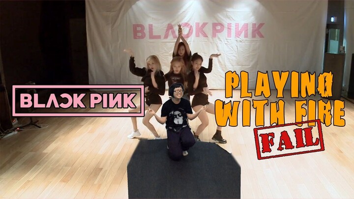 【Ky】绿屏搞笑沙雕翻跳粉墨BLACKPINK—玩火!!!