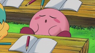 Bayi Kirby yang membolos saat hujan saat tidur di kelas