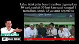 Gus Baha tentang  hisab dan rukyat