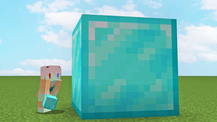 当Mc放置的方块可以放大化！