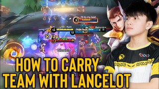 HOW TO CARRY TEAM WITH LANCELOT | Lancelot Freestyle by Kairi