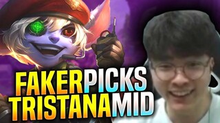 T1 FAKER VS DK SHOWMAKER, TRISTANA VS AHRI CON BÀI TẨY CỦA QUỶ VƯƠNG? (LMHT)12.3