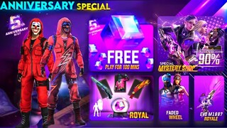 5th ANNIVERSARY EVENT FREE FIRE | CRIMINAL BUNDLE EVENT | NEXT TOPUP EVENT | FIRE FIRE NEW EVENT