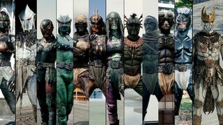 【4K60FPS】Kamen Rider Kuuga TV all Gurongi transformation collection!