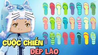 Cuộc chiến Dép Lào trong Mini World | Mini Game | Meowpeo