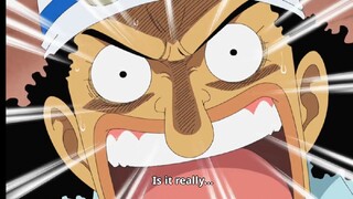 Usopp didn't mean to slipped his mouth 👄