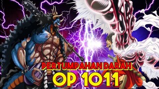 PREDIKSI Spoiler One Piece 1011 Luffy Vs Kaido Hybrid Mengeluarkan Jurus Baru !!