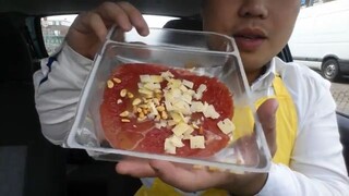 ASMR EATING SOUNDS - CROISSANTS, BEEF CARPACCIO, DESSERT AND WATER