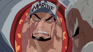 Fan-made high-quality fan animation Garp VS Akainu