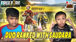 PEJUANG DUO RANKED BARENG SAUDARA + NYOBAIN SKIN LEGENDS PET - GARENA FREE FIRE