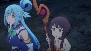 Kazuma surrendered to the enemy in front of his elder sister, and Aqua was stunned