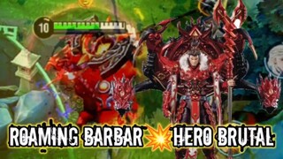 Roaming Barbar Dengan Hero Brutal⁉️