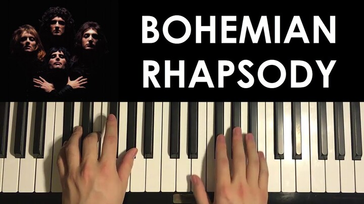 HOW TO PLAY - Bohemian Rhapsody - by Queen (Piano Tutorial Lesson) [PART 2]