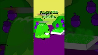 Shooting Acid Spitballs At Leafy #BFDI