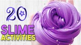 20 FUN Activities Kids Can Do With Slime l Improving Development and Play Skills l Sensory Autism