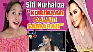 SITI NURHALIZA - " KURNIAAN DALAM SAMARAN " || Reaction || Filipina React Channel