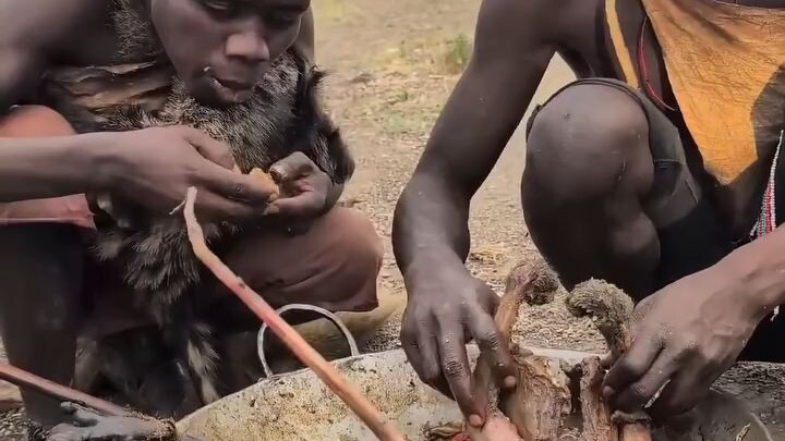 monkey soup 🤤.   #Wildlife #survival #fyp
