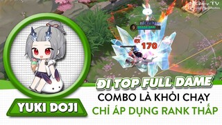 Onmyoji Arena | Yuki Doji - Tuyết nam, đi TOP full dame, combo là lên bảng