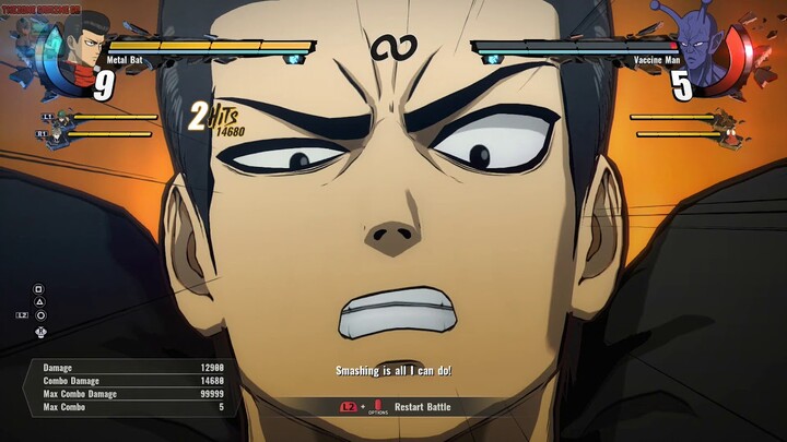 One Punch Man Hero Nobody Knows - Metal Bat Moveset & Gameplay