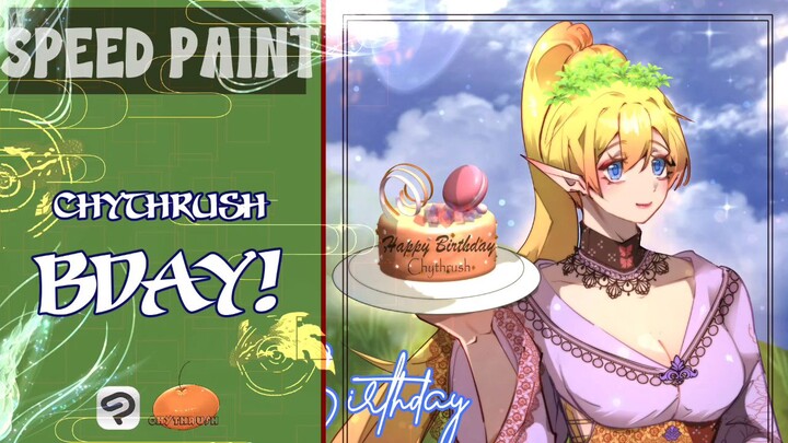 SPEEDPAINT • Happy Birthday to Me😁😁😁🥳