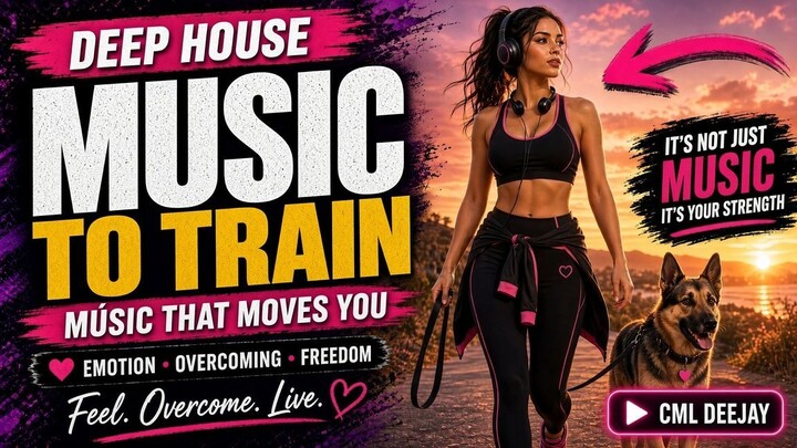 1 Hour of Deep House (122 BPM) 🌿 for Walking, Working Out, and Clearing Your Mind