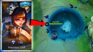 LYLIA HAUNTED DOLL NEW SKIN IN MOBILE LEGENDS 🟢 MLBB