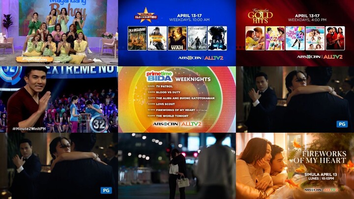 ABS-CBN sa ALLTV2 Commercial Break April 13, 2026 (Monday) (Fireworks of My Heart Tagalog Dubbed)