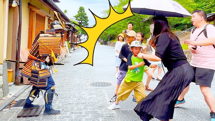 #62 SAMURAI Mannequin Prank in Kyoto Japan | Japanese shogun prank for traveler at Kiyomizu Temple