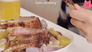 Sương cừu nướng + Canh chua sủi cảo nhân mực 😋