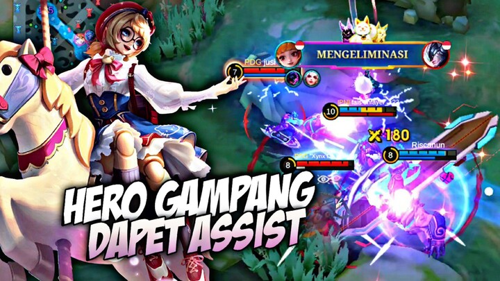 MAU PAKE HERO ASSIST NYA BANYAK?! DAN TANPA MEKANIK?! PAKE HERO INI AJA!! - Mobile Legends